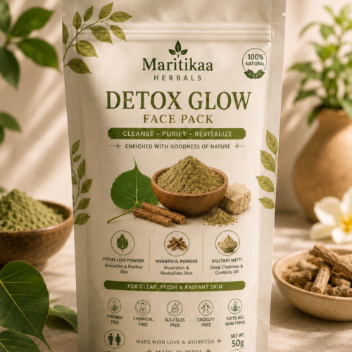 Maritikaa Herbals Detox Glow Face Pack - 50g