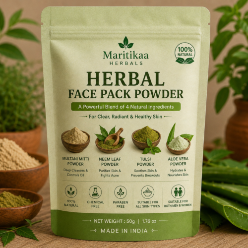 Maritikaa Herbal Face Pack Powder - 50g