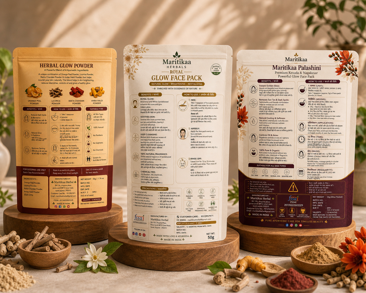 Maritikaa Premium Glow Collection Pack of 3 - Image 2