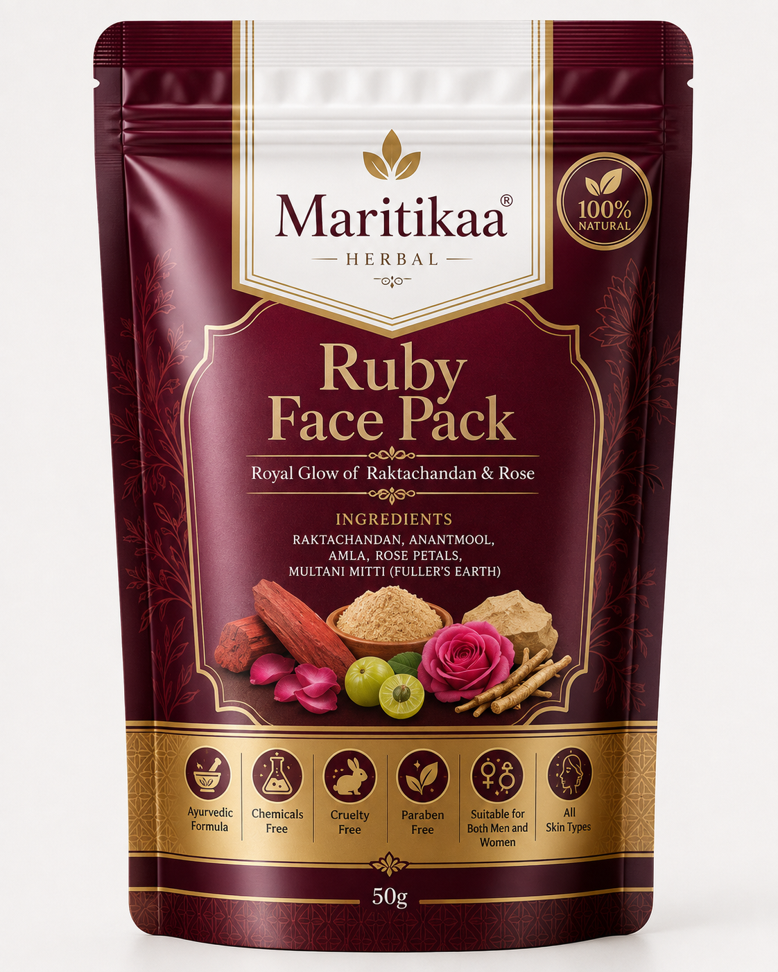Ruby Face Pack - 50g