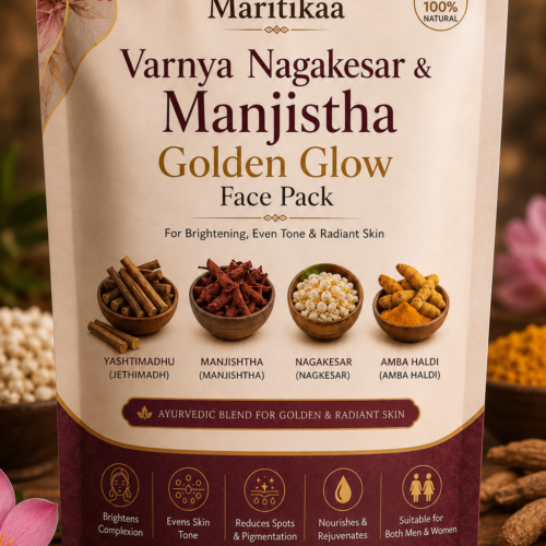 Varnya Nagakesar & Manjistha Golden Glow Face Pack - 50g