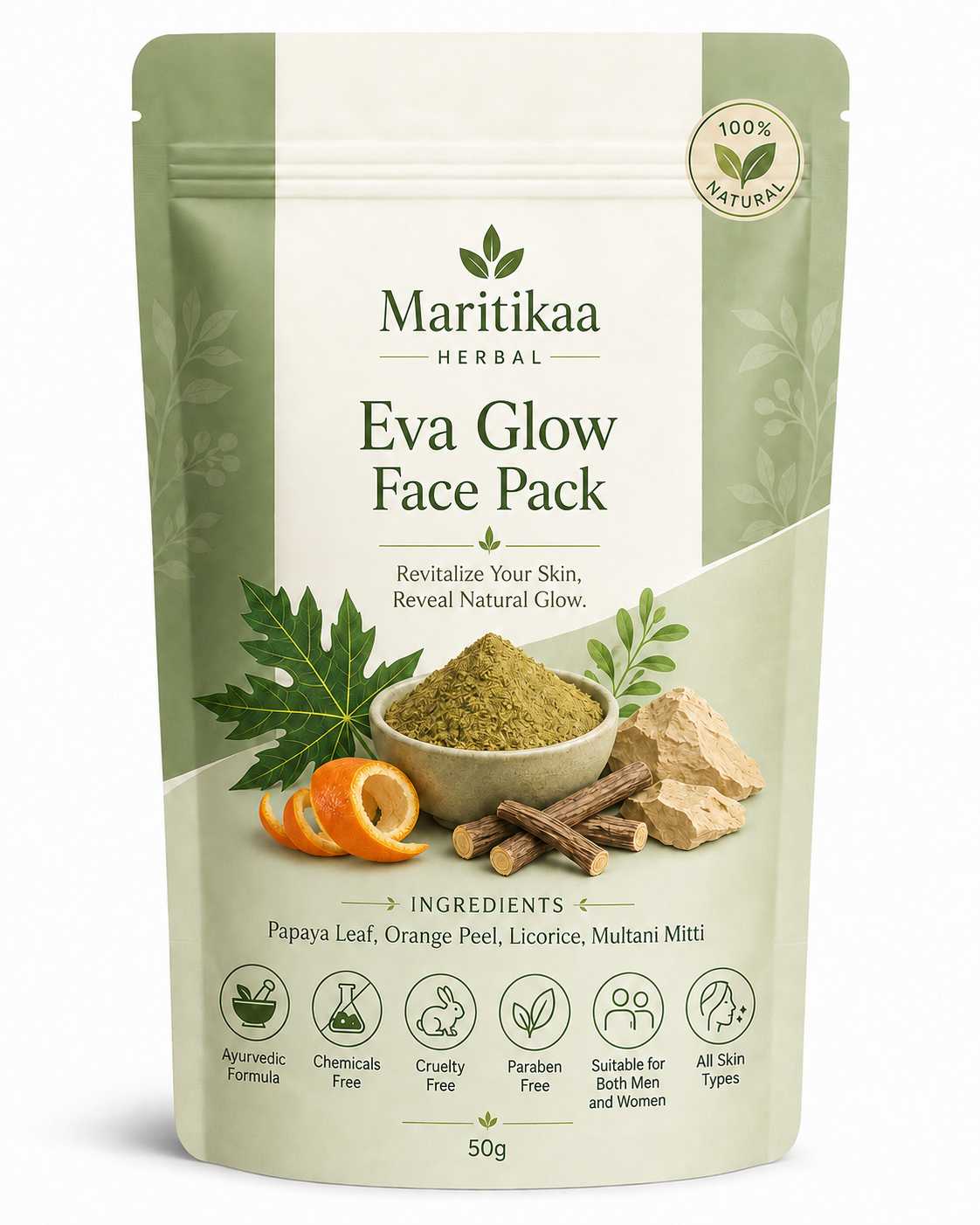 Eva Glow Face Pack - 50g