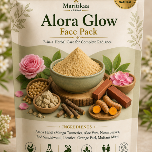 Maritikaa Herbal Alora Glow Face Pack - 50g